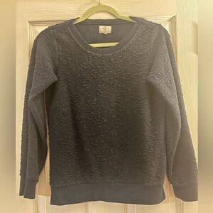 Alternative Black Textured Knit Top